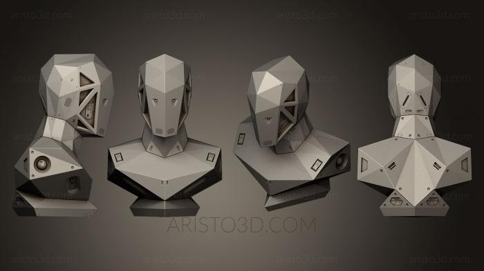 Busts of heroes and monsters (BUSTH_0435) 3D model for CNC machine